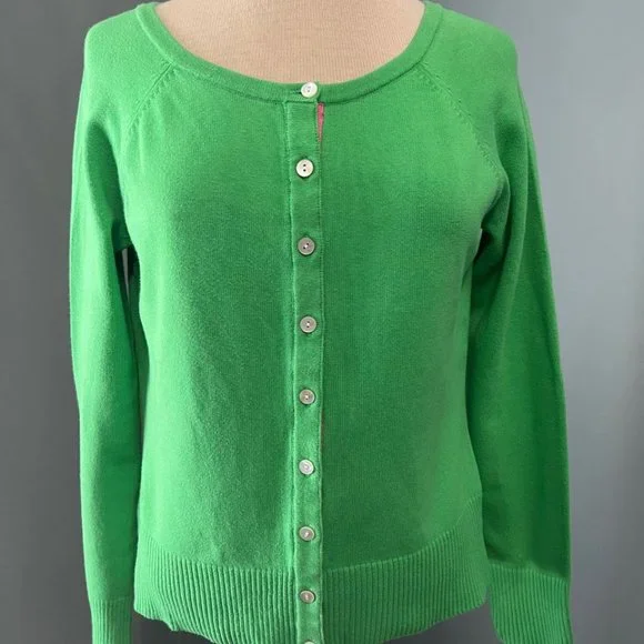 Lilly Pulitzer Green Cardigan Sweater - Picture 6 of 6